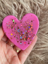 Load image into Gallery viewer, Pink Champagne Heart Slab