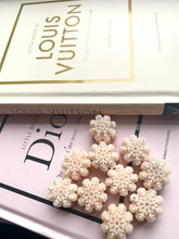 Load image into Gallery viewer, White Chocolate Christmas Cookie Mini Snow Flakes